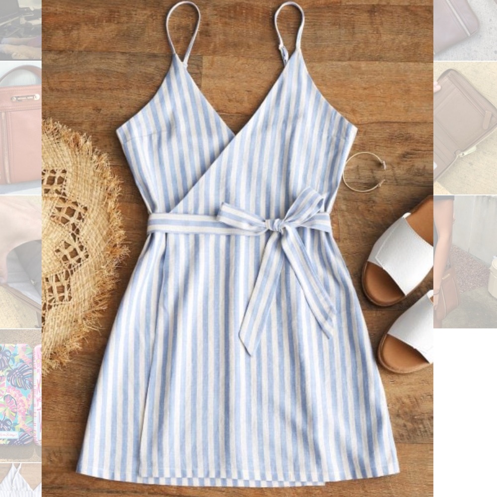 FRONT TIE DRESS
